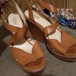 Coach strappy sandals